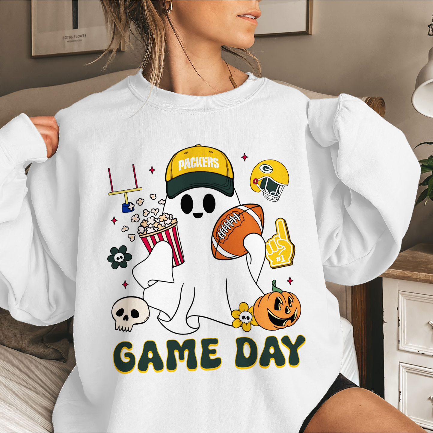 GBP Game Day Football Ghost Sweatshirt DDT NTL