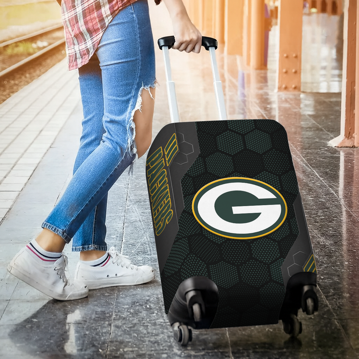 GBP NFL V3 Luggage Cover Suitcase Protector DDT NTL
