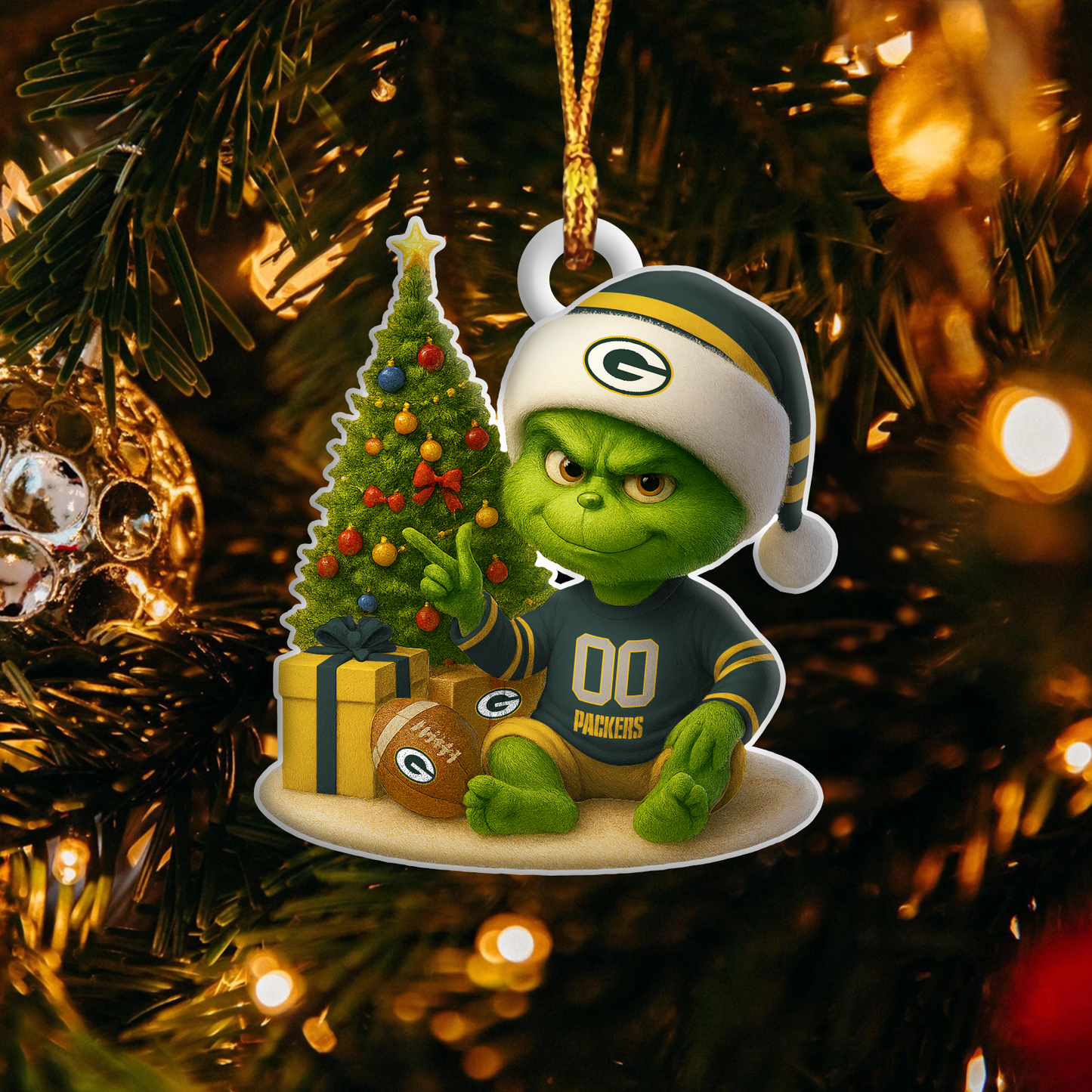 GBP NFL x Grinch Premium Ornament DDT NTL