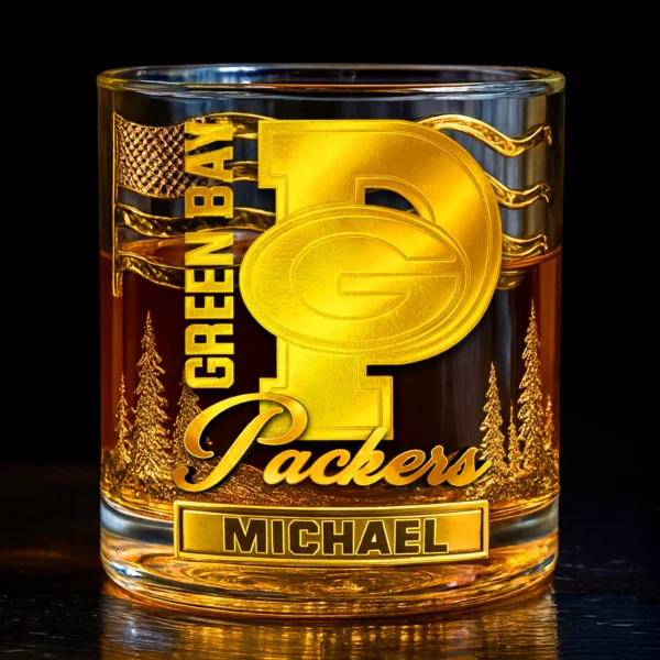 GBP Premium NFL Golden Whiskey Fan Glass DDT HLPhuong