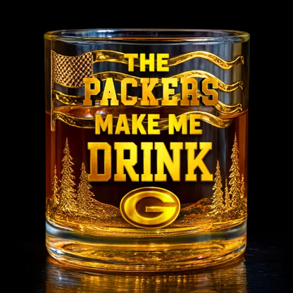 GBP Premium NFL Golden Whiskey Fan Glass DDT HLPhuong