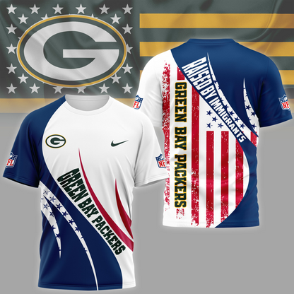 GBP Premium NFL Raised By Immigrants 3D Shirt DDT NTL