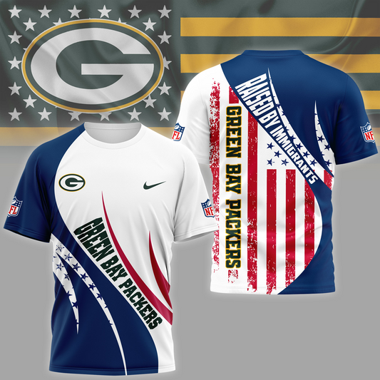 GBP Premium NFL Raised By Immigrants 3D Shirt DDT NTL