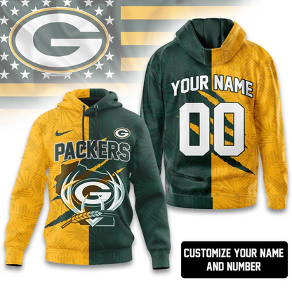 GBP Premium NFL Split Color Hoodie DDT HLPHUONG
