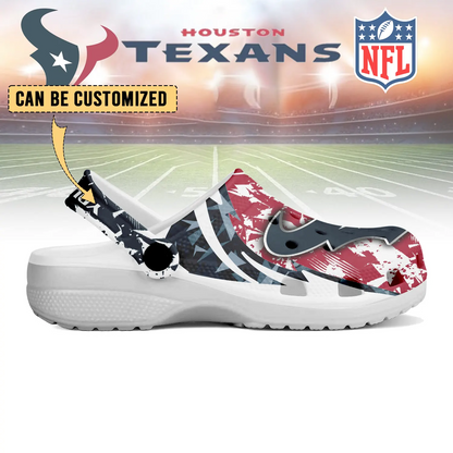HOU x NFL Crocs Crocband Clogs Shoes DatND DVT