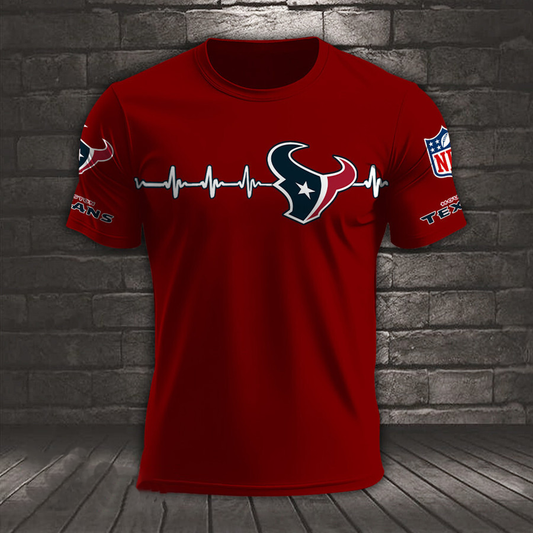 HOU x NFL Heart Rate Map Special 3D Shirt DatND ThuongNH