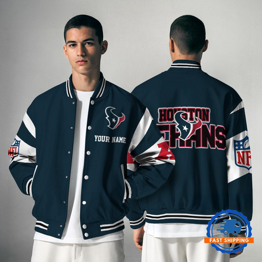 HT NFL Varsity Jacket Custom Name For Fans DDT NTL
