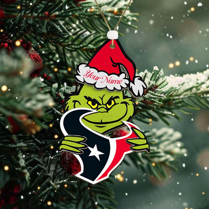 HT NFL x Grin Christmas Ornament DDT HLP