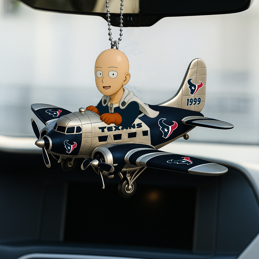 HT NFL x One-Punch Man Premium Car Hanging Ornament DDT HLP