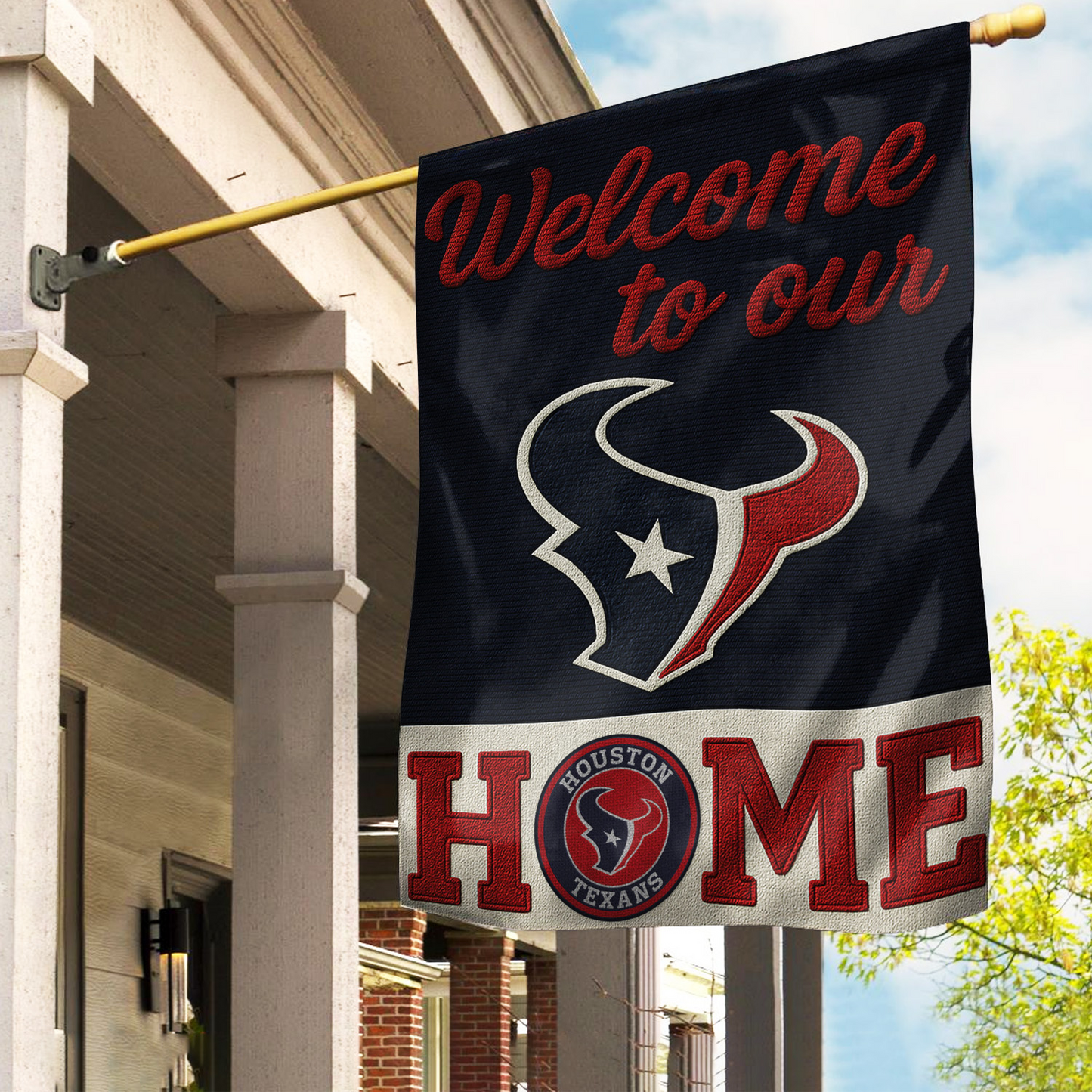 HT Premium NFL Welcome Home Flag DDT NTL