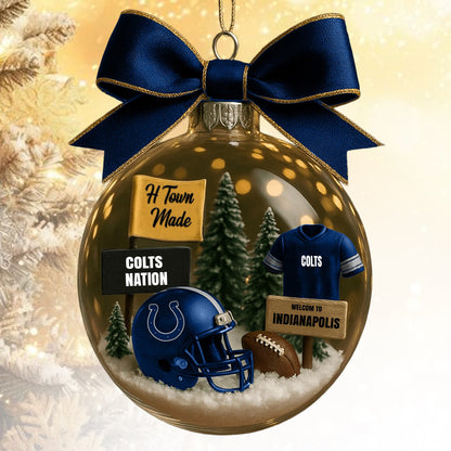IC  NFL Acrylic Ball Ornament - Best Gift For Fans DDT CTND