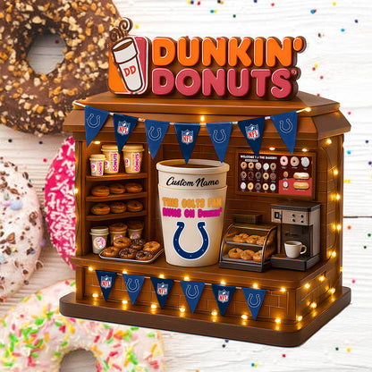 IC Acrylic Block - NFL x Dunkin Donuts Gift For Fans DDT CTND