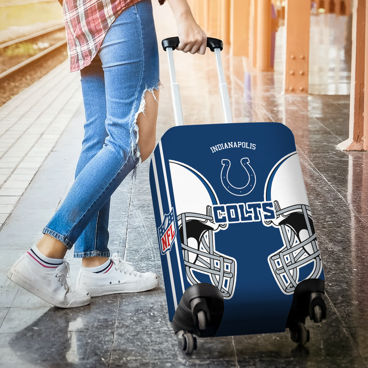 IC NFL V2 Luggage Cover Suitcase Protector DDT NTL