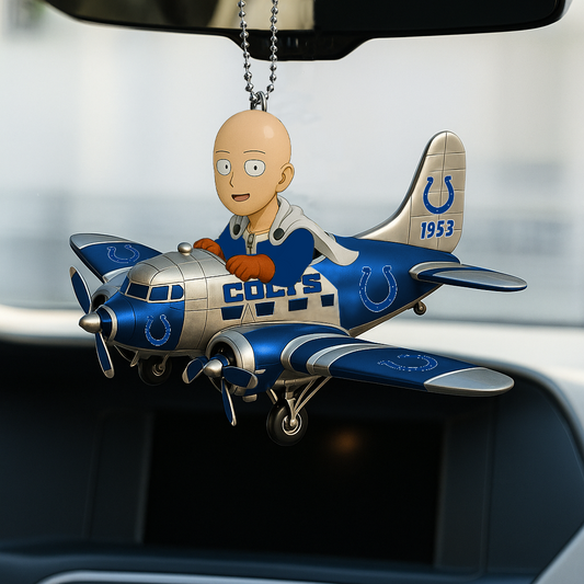 IC NFL x One-Punch Man Premium Car Hanging Ornament DDT HLP