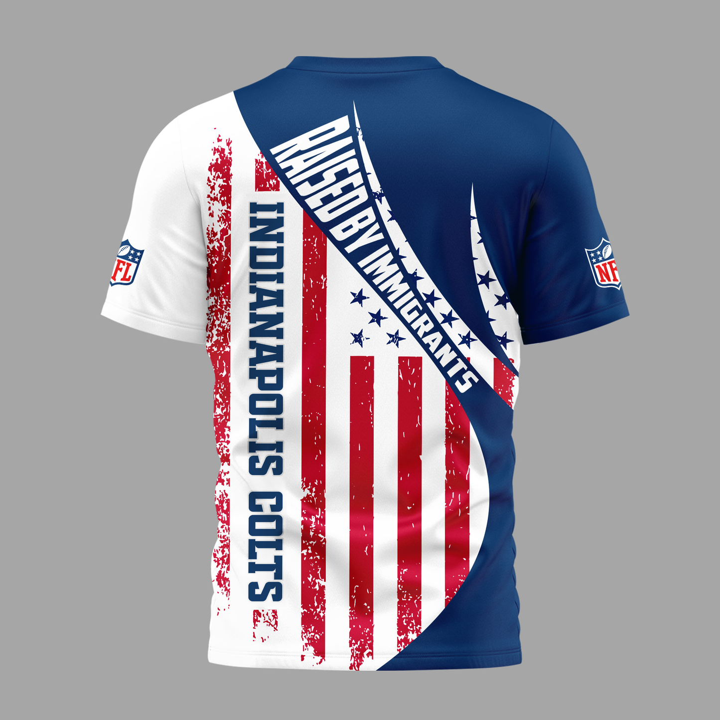 IC Premium NFL Raised By Immigrants 3D Shirt DDT NTL