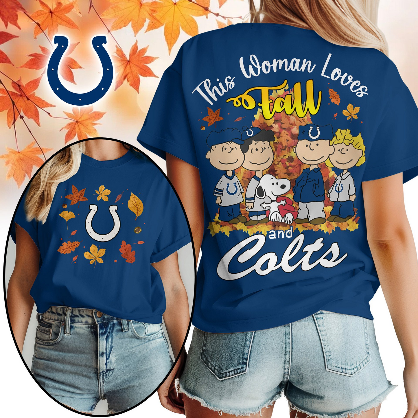 IC Premium NFL This Woman loves fall 3D Shirt DDT CTND