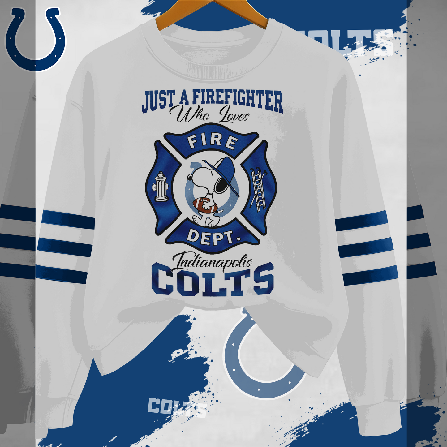 IC x NFL Just A Firefighter Who Love Sweatshirt DDT HLPHUONG