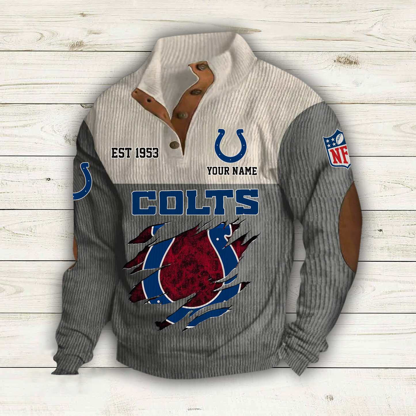 IND x NFL Custom Name Sport Sweatshirt DatND DVT