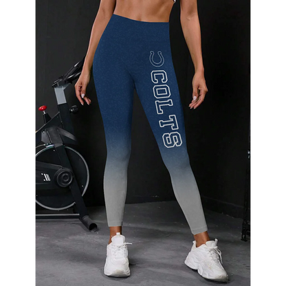 IND x NFL High Waist Push Up Printed Leggings DATND TANTD