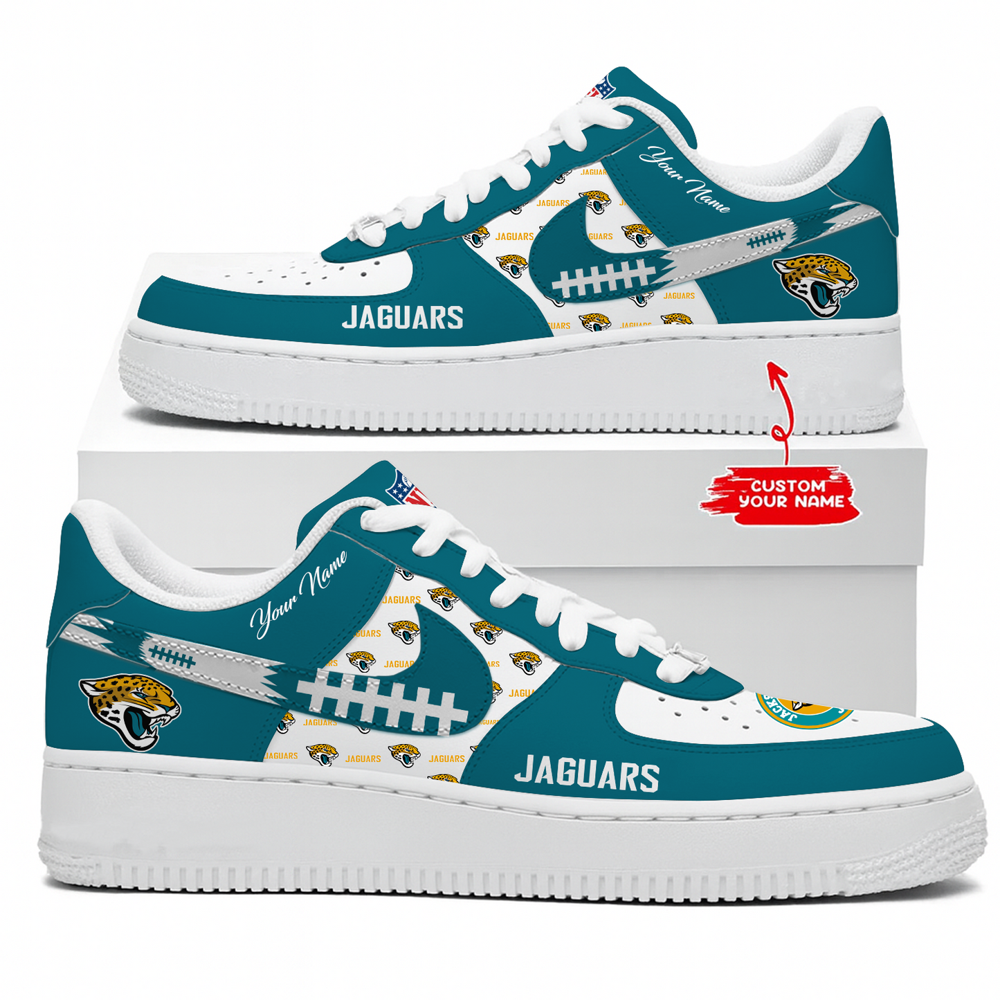 JAC x NFL Personalized AF1 Shoes DatND DVT