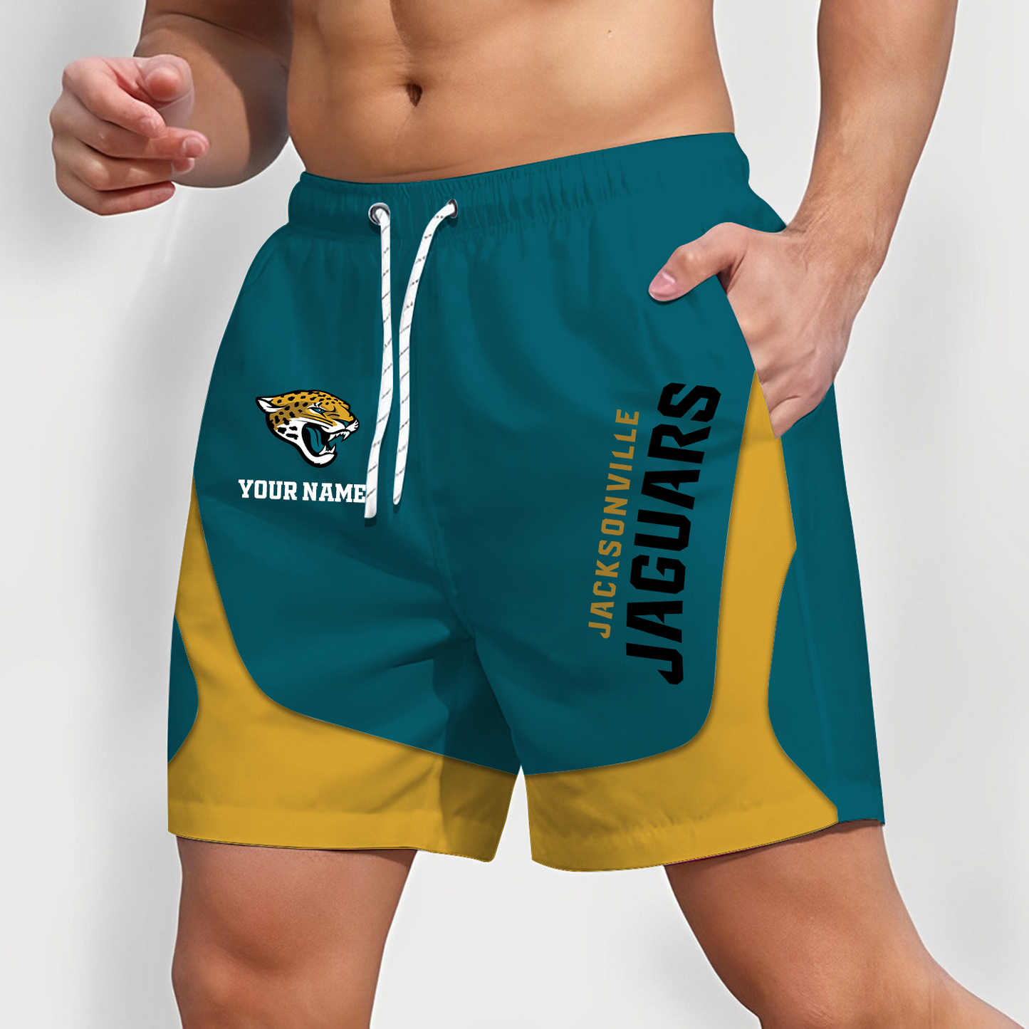 JAC x NFL Team Special Short Pants For Men Custom Name Gifts DATND TANTD25