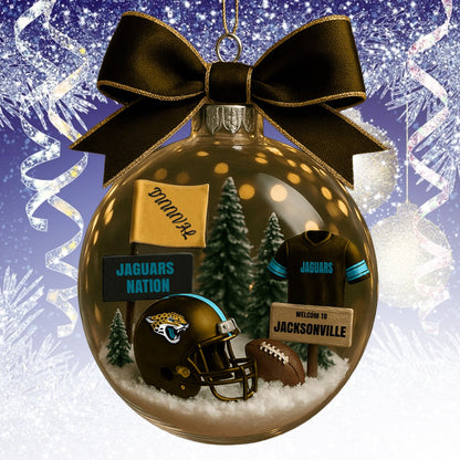 JJ  NFL Acrylic Ball Ornament - Best Gift For Fans DDT CTND