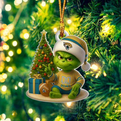 JJ NFL x Grinch Premium Ornament DDT NTL