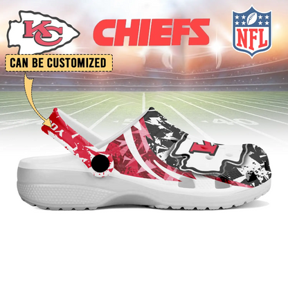 KC  x NFL Crocs Crocband Clogs Shoes DatND DVT