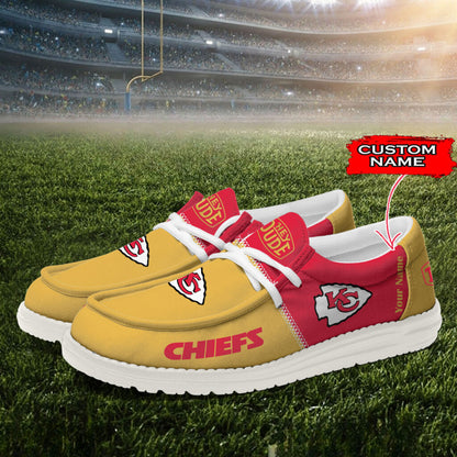 KC Personalized NFL Hey Dude Shoes DatND ThuongNH