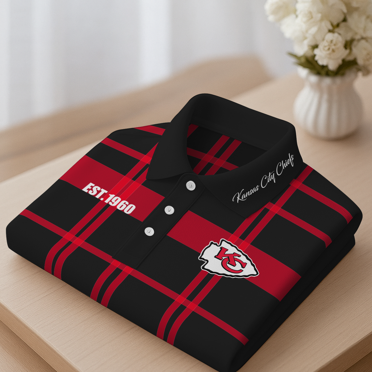 KC Premium NFL Polo Shirt DatND DVT