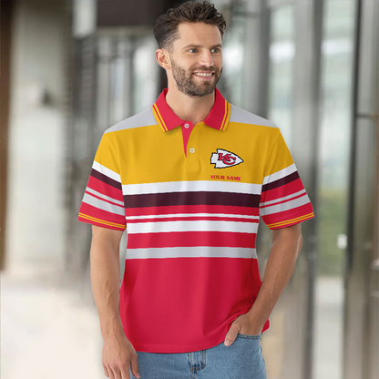 KC x NFL New Style Men Short Sleeves Polo Shirt DatND DVT