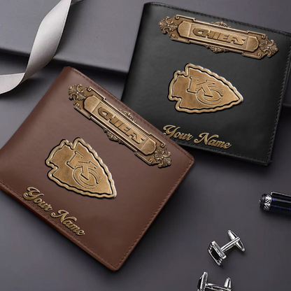 KC x NFL Premium Leather Wallet DatND DVT