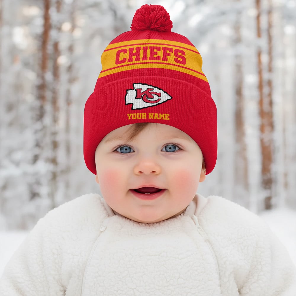 KC x NFL Woolen Beanie Hat Aldult And Kid DatND DVT