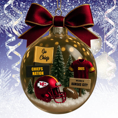 KCC  NFL Acrylic Ball Ornament - Best Gift For Fans DDT CTND