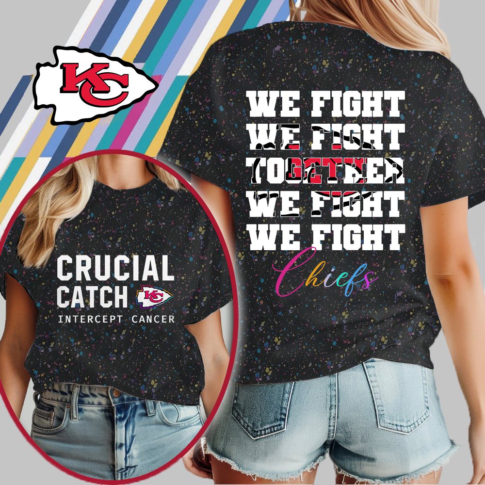 KCC NFL Crucial Catch We Fight Together T-Shirt DDT HLPHUONG