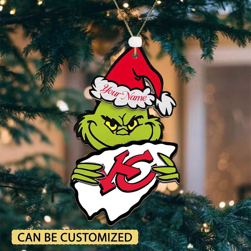 KCC NFL x Grin Christmas Ornament DDT HLP