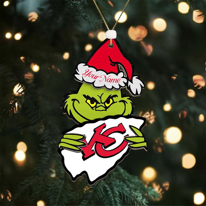 KCC NFL x Grin Christmas Ornament DDT HLP