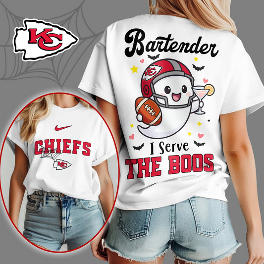 KCC Premium NFL Bartender Halloween Fan Women Shirt DDT CTND