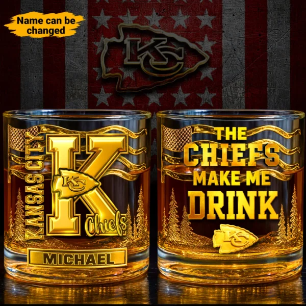KCC Premium NFL Golden Whiskey Fan Glass DDT HLPhuong
