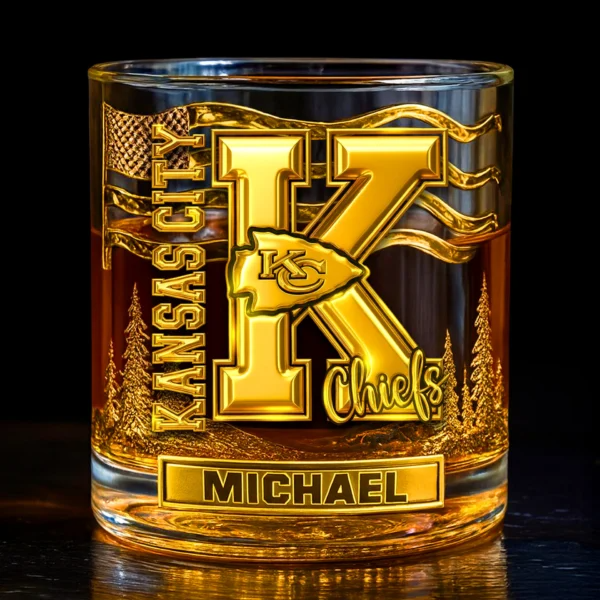 KCC Premium NFL Golden Whiskey Fan Glass DDT HLPhuong