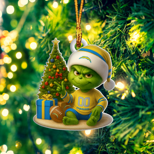 LAC NFL x Grinch Premium Ornament DDT NTL