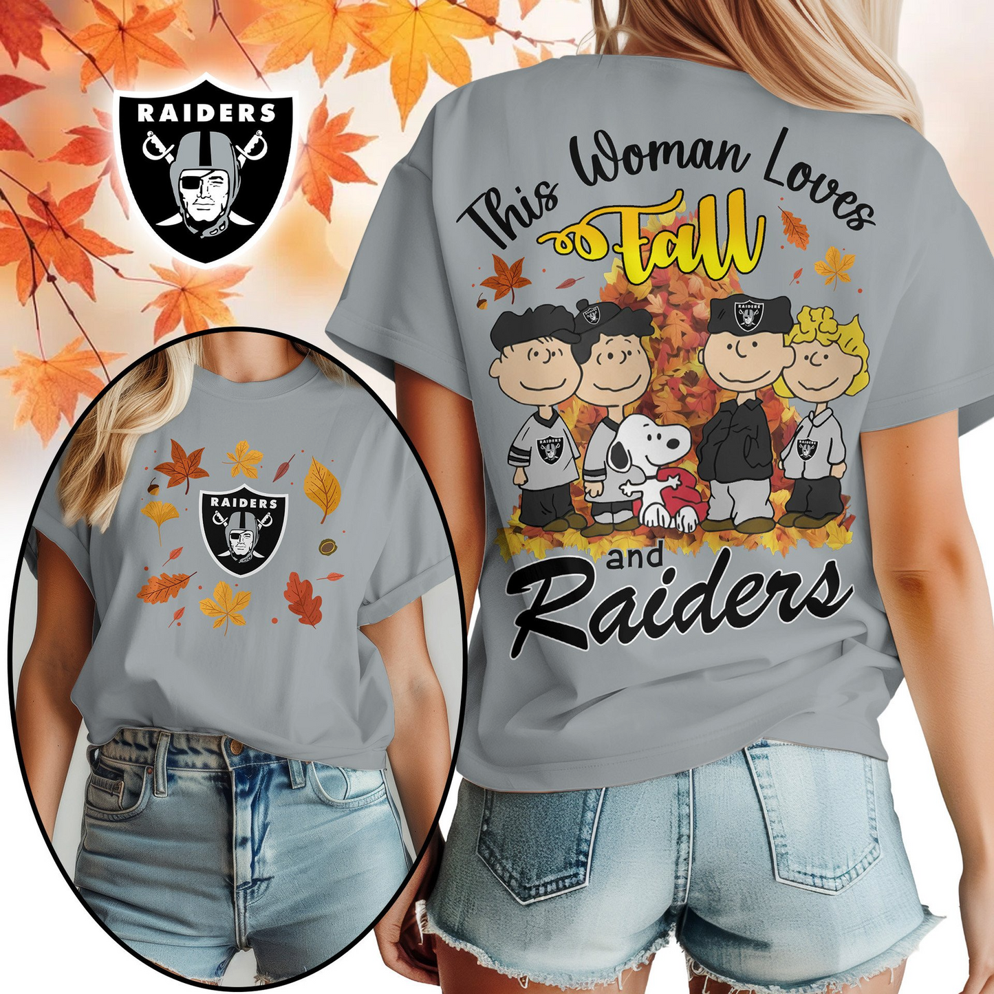 LVR Premium NFL This Woman loves fall 3D Shirt DDT CTND