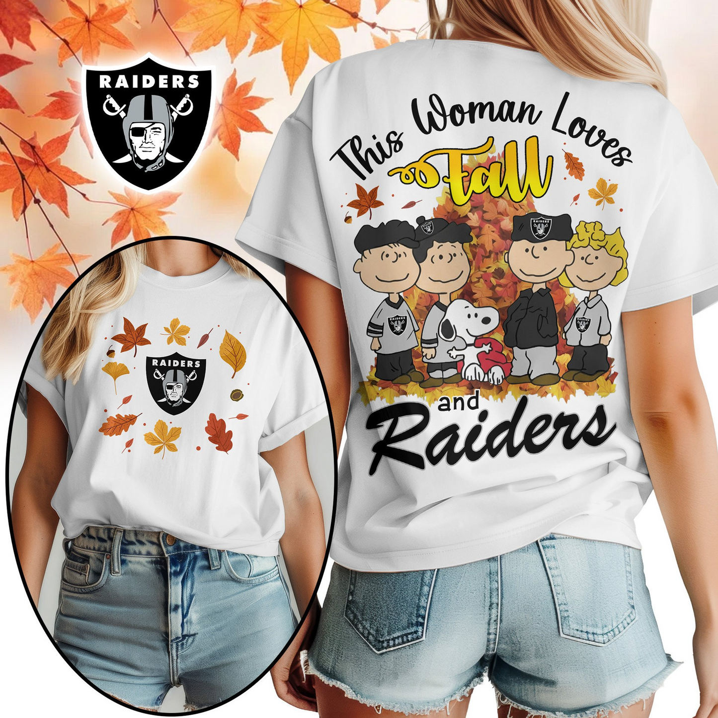 LVR Premium NFL This Woman loves fall 3D Shirt DDT CTND