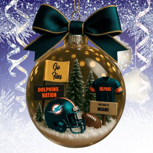 MD  NFL Acrylic Ball Ornament - Best Gift For Fans DDT CTND