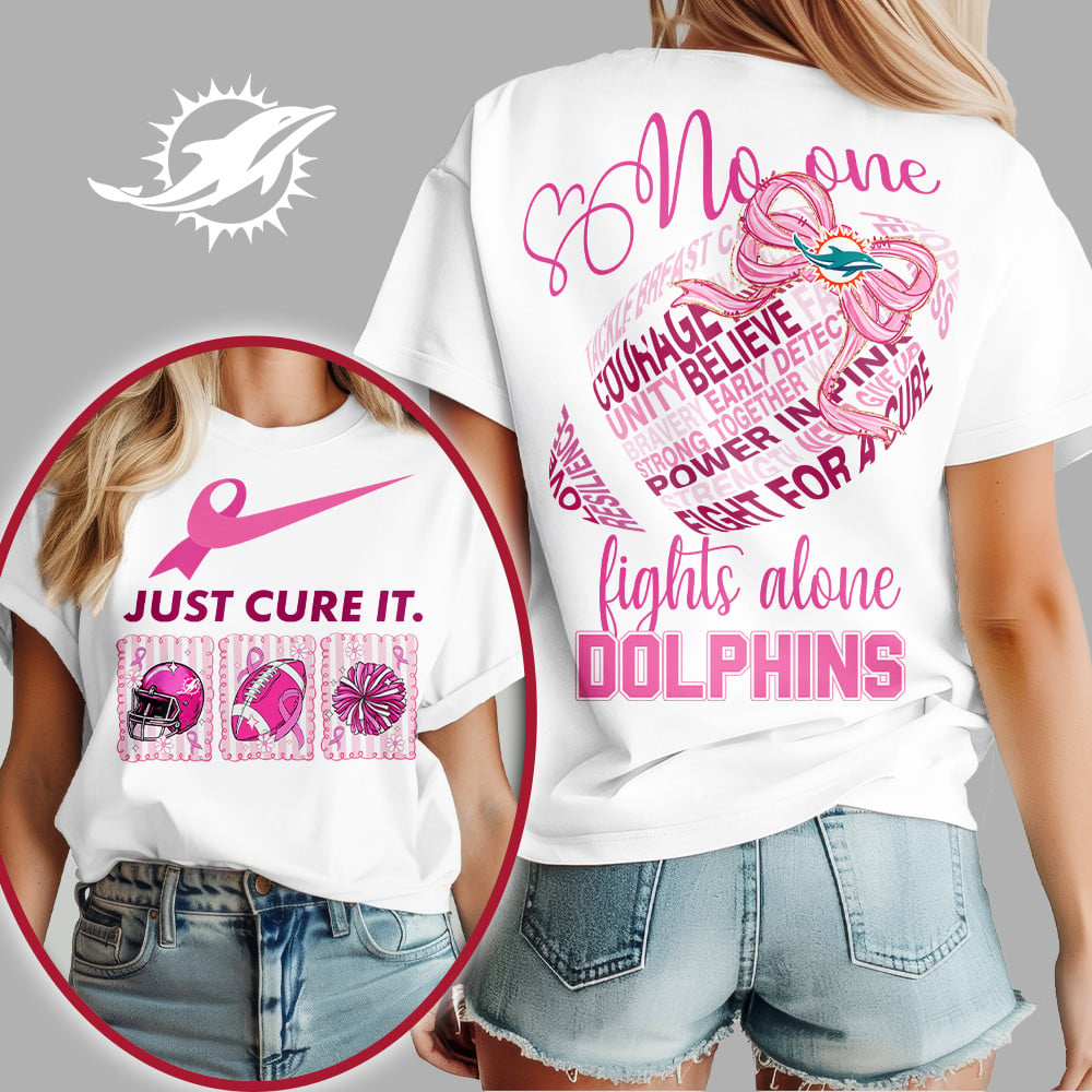 MD x Premium NFL Breast Cancer Awareness T-Shirt DDT HLP