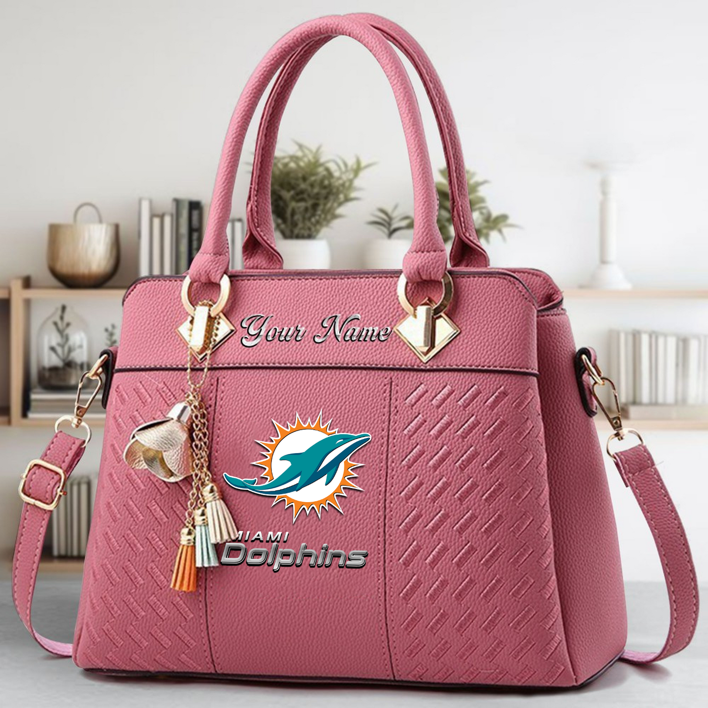 MIA x NFL Leather Bag DATND TANTD