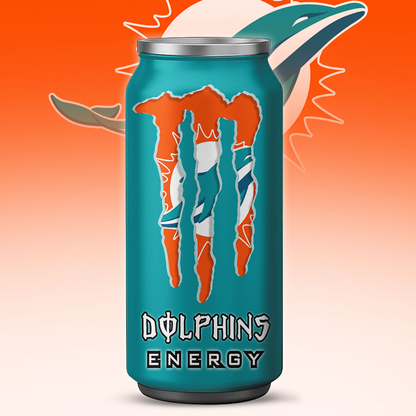 MIA x NFL Monster Energy Tumbler Gift for Fans DATND TANTD