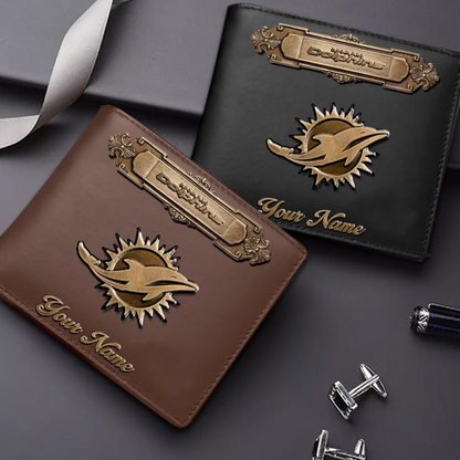 MIA x NFL Premium Leather Wallet DatND DVT