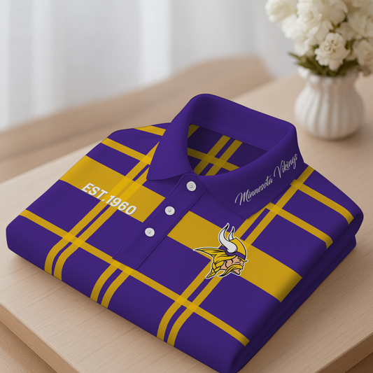 MIN Premium NFL Polo Shirt DatND DVT
