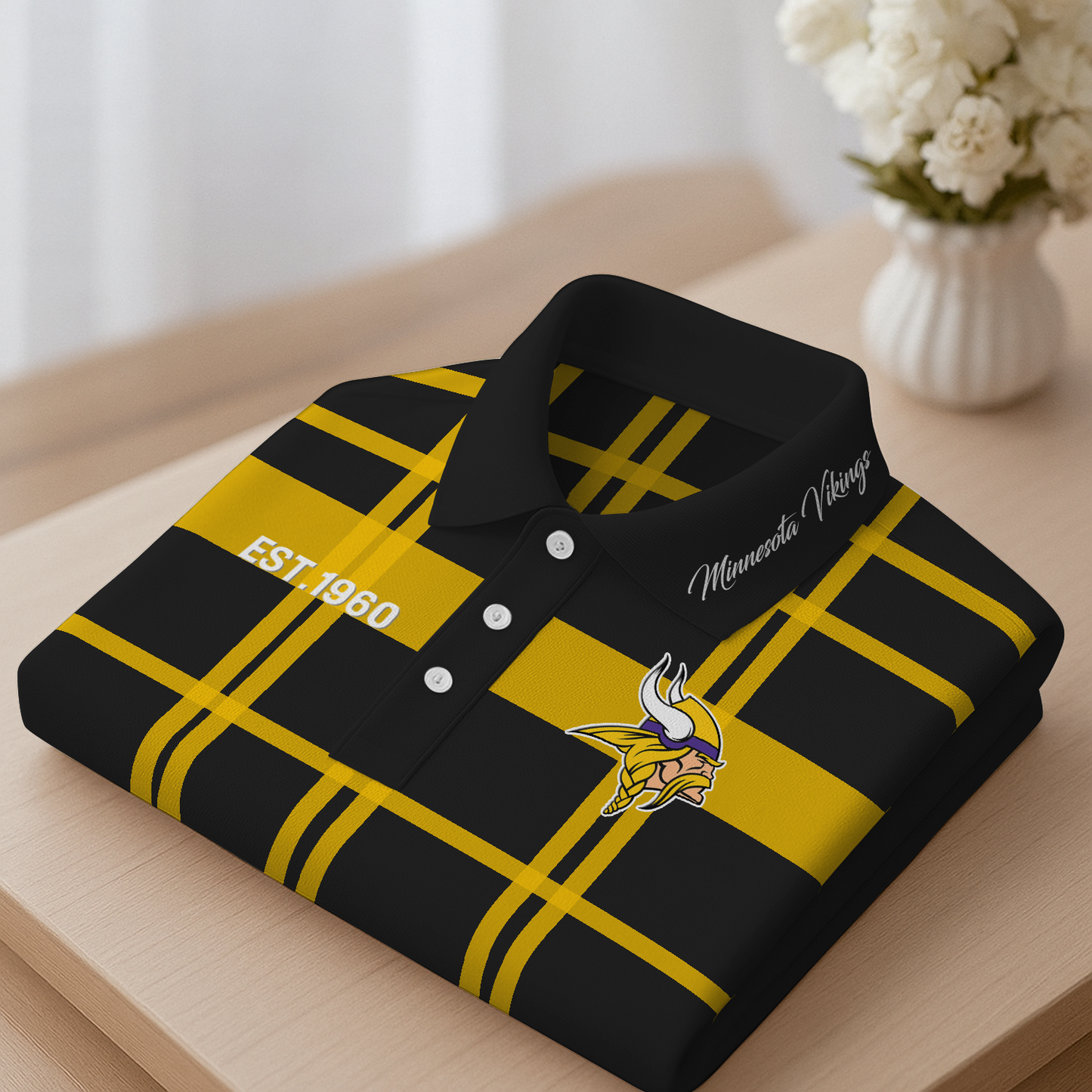 MIN Premium NFL Polo Shirt DatND DVT